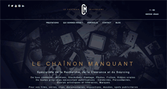 Desktop Screenshot of lechainonmanquant.com