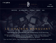 Tablet Screenshot of lechainonmanquant.com