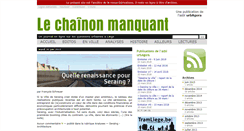 Desktop Screenshot of lechainonmanquant.be