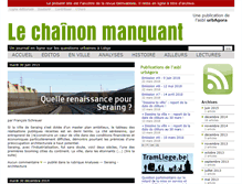 Tablet Screenshot of lechainonmanquant.be